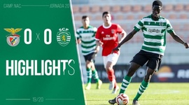Juniores A S19 I Divisão: Benfica 0 - 0 Sporting (2019-2020)