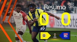 Liga Europa: Fenerbahce 0 - 0 Lyon (2024-2025)