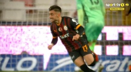 Super Ligi: Sivasspor vs Galatasaray, Golo 1-1 Y. Akgün (2024-2025)