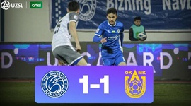 Super League: Navbahor Namangan 1 - 1 FC AGMK (2024)
