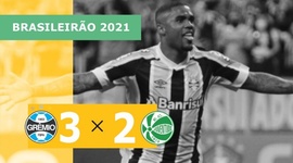 Brasileirão: Grêmio 3 - 2 Juventude (2021)