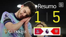 Premier League: Crystal Palace 1 - 5 Arsenal (2024-2025)