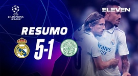 Liga Campeões: Real Madrid 5 - 1 Celtic (2022-2023)