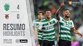Liga Portugal Bwin: Sporting 4 - 0 Santa Clara (2021-2022)