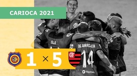 Campeonato Carioca: Madureira 1 - 5 Flamengo (2021)