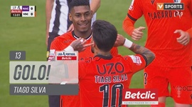 Liga Portugal Betclic: Nacional vs V. Guimarães, Golo 0-1 Tiago Silva (2024-2025)