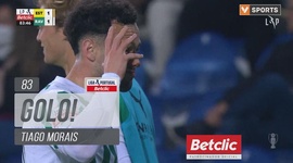 Liga Portugal Betclic: Estoril vs Rio Ave, Golo 1-1 Tiago Morais (2024-2025)