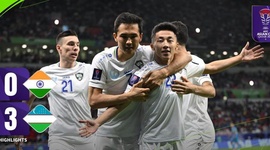 Taça Asiática: Índia 0 - 3 Uzbequistão (2023)