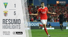 Liga Portugal Bwin: Estoril 1 - 5 Benfica (2022-2023)