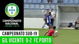 Juniores A S19 I Divisão: Gil Vicente 0 - 2 FC Porto (2019-2020)