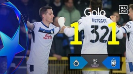 Liga Campeões: Club Brugge vs Atalanta, Golo 1-1 Pašalić (2024-2025)