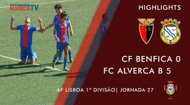 I Divisão AF Lisboa: Fut. Benfica 0 - 5 Alverca (2022-2023)