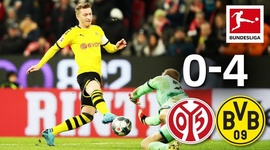 Bundesliga: Mainz 0 - 4 Dortmund (2019-2020)