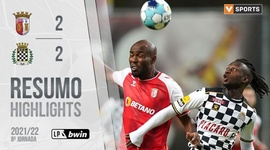 Liga Portugal Bwin: Sp. Braga 2 - 2 Boavista (2021-2022)