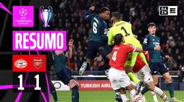 Liga Campeões: PSV 1 - 1 Arsenal (2023-2024)