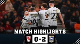 Championship: Middlesbrough 0 - 2 Ipswich Town (2023-2024)