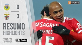 Liga Portugal Bwin: Arouca 0 - 3 Benfica (2022-2023)
