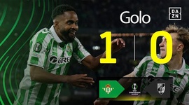 Liga Conferência Europa: Bétis vs V. Guimarães, Golo 1-0 Bakambu (2024-2025)