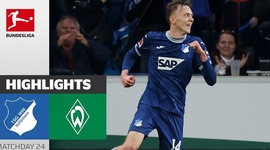 Bundesliga: 1899 Hoffenheim 2 - 1 Werder Bremen (2023-2024)
