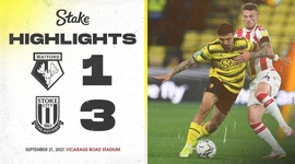 League Cup: Watford 1 - 3 Stoke City (2021-2022)