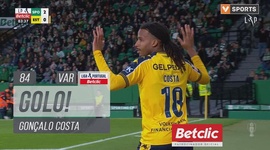 Liga Portugal Betclic: Sporting vs Estoril, Golo 2-1 Gonçalo Costa (VAR) (2024-2025)