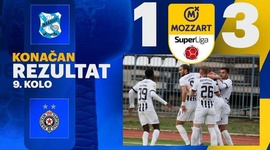 Super Liga: Mladost Lucani 1 - 3 Partizan (2024-2025)