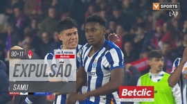 Liga Portugal Betclic: Gil Vicente vs FC Porto, Expulsão Samu, 101' (2024-2025)