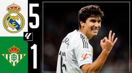 La Liga: Real Madrid 5 - 1 Bétis (2025-2026)