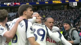 Premier League: Tottenham vs Arsenal, Golo 1-1 Kolo Muani (2025-2026)
