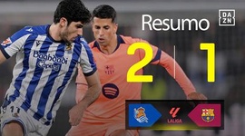 La Liga: Real Sociedad 2 - 1 Barcelona (2025-2026)