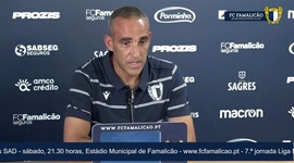 João Pedro Sousa fez a antevisão ao jogo do Famalicão frente ao Belenenses SAD da I Liga