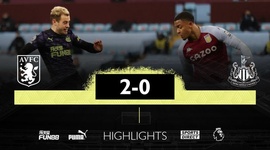 Premier League: Aston Villa 2 - 0 Newcastle (2020-2021)