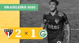 Brasileirão: São Paulo 2 - 1 Goiás (2020)