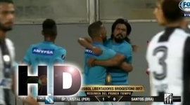 Copa Libertadores: Sporting Cristal 1 - 1 Santos (2017)