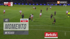 Liga Portugal Betclic: AVS SAD vs Benfica, Jogada Mercado, 46' (2024-2025)