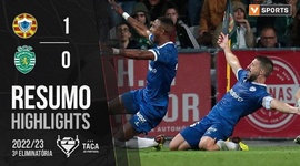 Taça de Portugal Placard: Varzim 1 - 0 Sporting (2022-2023)