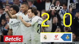 La Liga: Real Madrid vs Getafe, Golo 2-0 Mbappé (2024-2025)