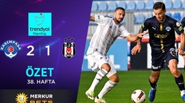 Super Ligi: Kasimpasa 2 - 1 Besiktas (2023-2024)