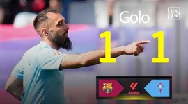 La Liga: Barcelona vs Celta de Vigo, Golo 1-1 Borja Iglesias (2024-2025)