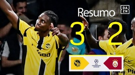 Liga Campeões: Young Boys 3 - 2 Galatasaray (2024-2025)