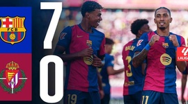 La Liga: Barcelona 7 - 0 Valladolid (2024-2025)