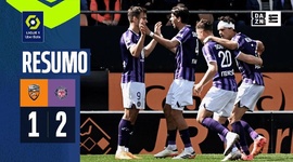 Ligue 1: Lorient 1 - 2 Toulouse (2023-2024)