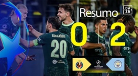 Liga Campeões: Villarreal 0 - 2 Man City (2025-2026)