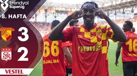 Super Ligi: Göztepe Izmir 3 - 2 Sivasspor (2024-2025)