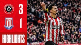 Championship: Sheffield Utd 3 - 1 Stoke City (2022-2023)