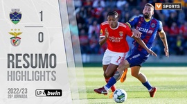 Liga Portugal Bwin: Desp. Chaves 1 - 0 Benfica (2022-2023)