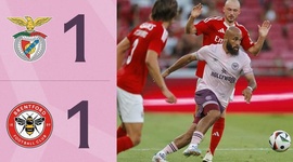 Amigáveis de Clubes: Benfica 1 - 1 Brentford (2024-2025)