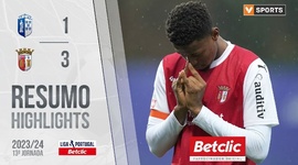 Liga Portugal Betclic: Vizela 1 - 3 Sp. Braga (2023-2024)