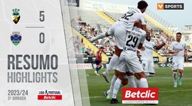Liga Portugal Betclic: Farense 5 - 0 Desp. Chaves (2023-2024)