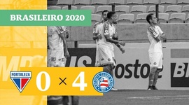 Brasileirão: Fortaleza 0 - 4 Bahia (2020)